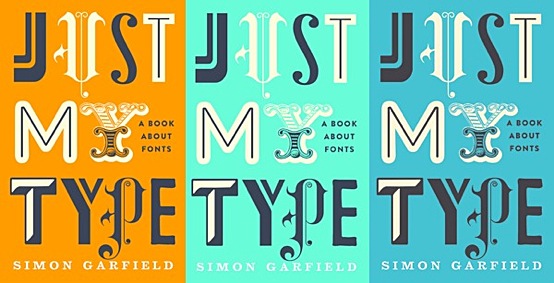 Three variants of the cover to Just My Type