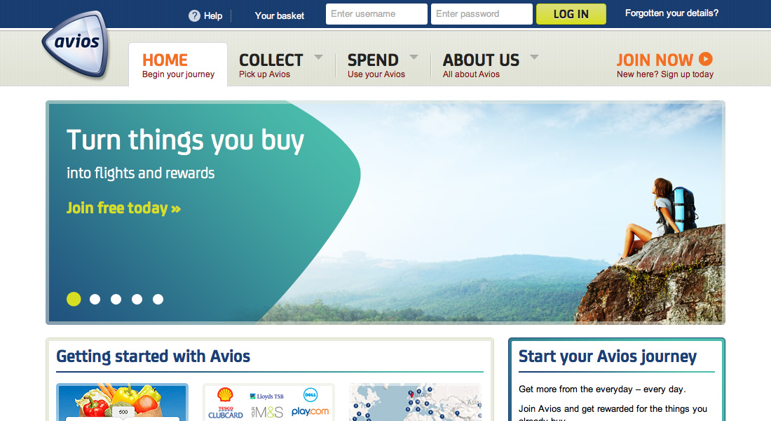 Avios Website