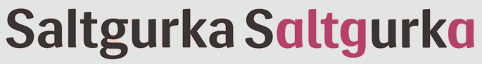 Schoolbook a, l, t, g are simplified