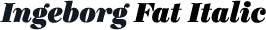 Ingeborg Fat Italic