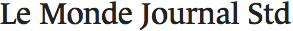 Le Monde Journal Std